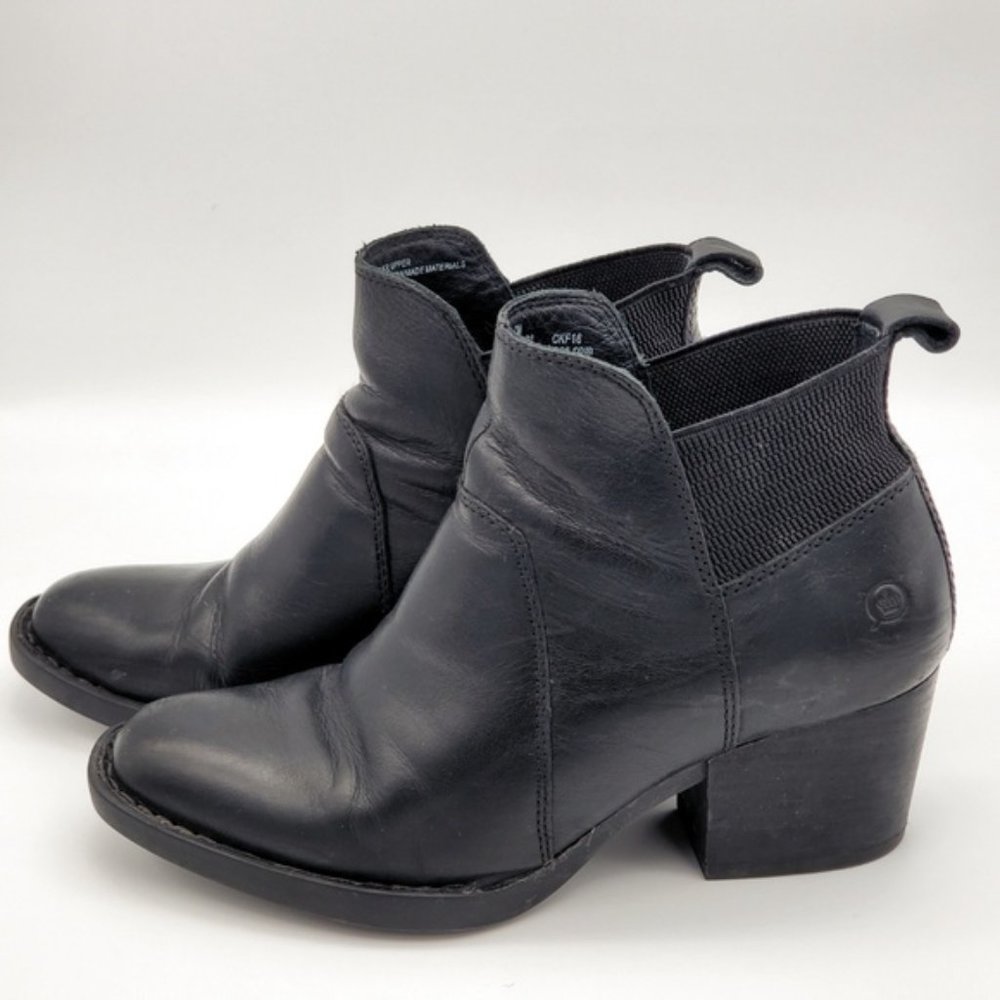 BORN Leather Ankle Boots